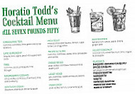 Horatio Todd's Bar Restaurant food