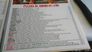 Pizzeria Piccola menu