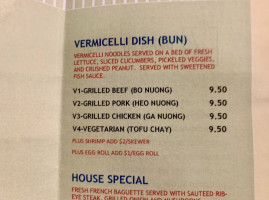 Banh Mi Pho U! menu