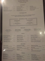 Matteo's Of Boca Raton menu