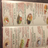 Tonys Burrito Méx menu