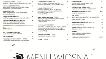 Winiarnia Nad Jeziorem menu