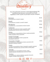 Browar Chmury menu