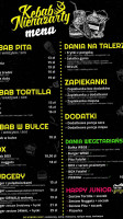 Kebab Nienażarty menu