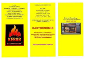 Gastronomix menu