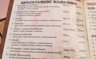 Karczma Jadło Karpackie menu