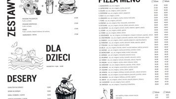 Przystanek Pizza menu