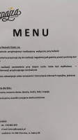 Szpajza Bistro menu