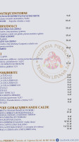 Pizzeria Pierrot menu