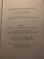 Del Mar menu