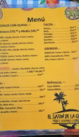 El Sazón De La Costa menu