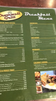 Cromwell Grill menu