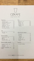 CØkafe Centrum menu