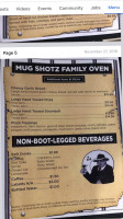 Mug Shotz Grill menu