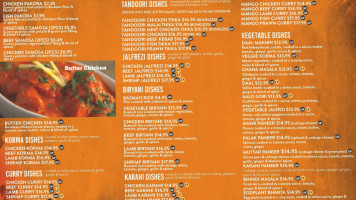 Spice Hut Indian Cuisine menu