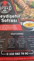 Seydişehir Sofrası food