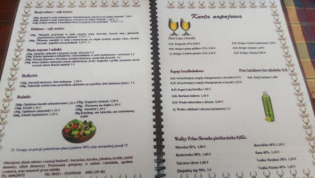 Resteuracja U Ditricha menu