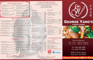 George Yang's Chinese Cuisine inside