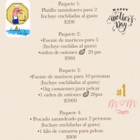 La Palapa De Layo menu
