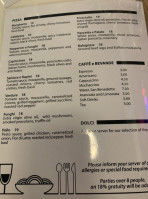 Casalinga menu