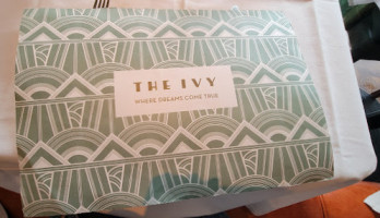The Ivy Dublin menu