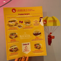 Lauren's Chicken Burger menu