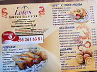 Orientalna Lotos menu