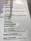Fusion Bistro menu