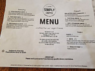 Simply Crepes, LLC menu