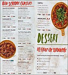 Rocketboy Pizza menu
