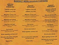 Roti House menu