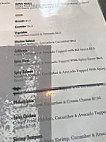 Fusion Bistro menu