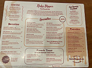 Ruby Slipper Cafe menu