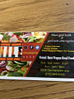 The Nile Cafe menu