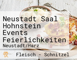 Neustadt Saal Hohnstein Events Feierlichkeiten