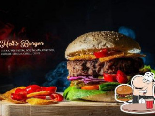 Hells Byczek Brzesko Belgijskie Frytki Kurczak Burger Knajpa