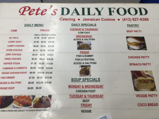 Pete's Daily Food