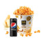 Popcorn Ser Duża Pepsi Czarna puszka
