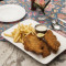 Crumb Fried Fish Chips With Tartar Sauce