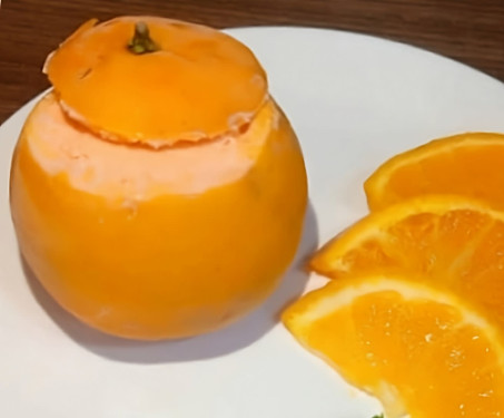 Real Orange Fruit Ice