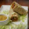 Red Pepper Hummus and Vegetable Wrap