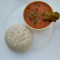 Plain Rice And Chicken Curry