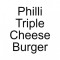 Philli Triple Cheese Burger