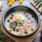 pí dàn shòu ròu zhōu Pork Congee with Preserved Duck Eggs
