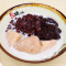 Zǐ Mǐ Hóng Dòu Yù Tóu Niú Nǎi Taro And Milk With Purple Rice And Red Bean