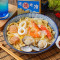 hǎi xiān chǎo wū lóng miàn Stir-Fried Udon with Seafood