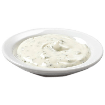 Portion Of Herbal Yoghurt Dip