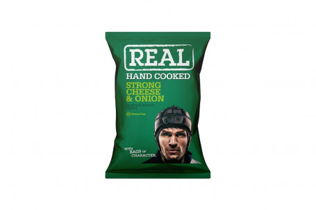 Real Crisps Strong Cheese Onion