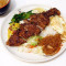 zhà zhū pái fàn Deep-fried Pork Chop with Rice
