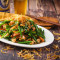 dà lì xiǎo chǎo huáng Mixed Stir Fry with Chinese Chives and Dried Shrimp